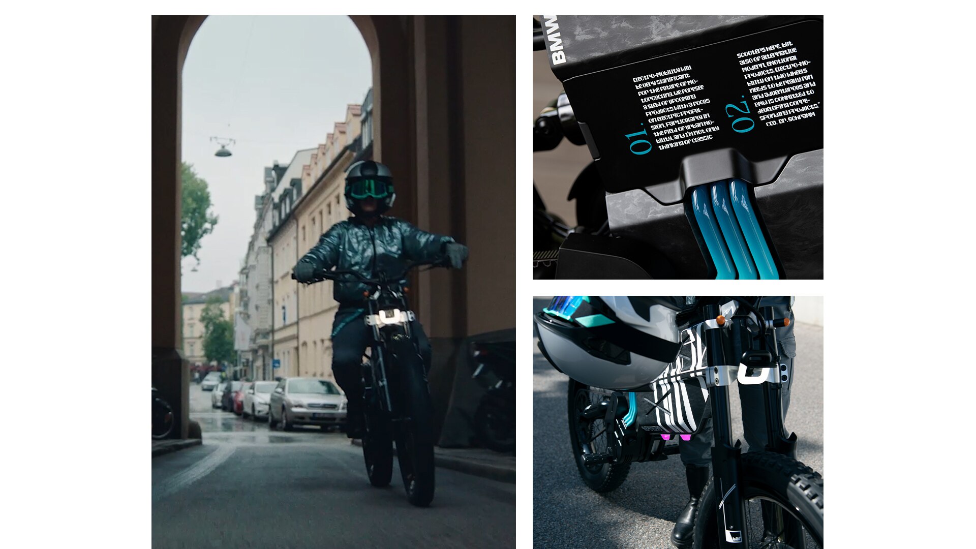 BMW Motorrad Vision AMBY s řidičkou.