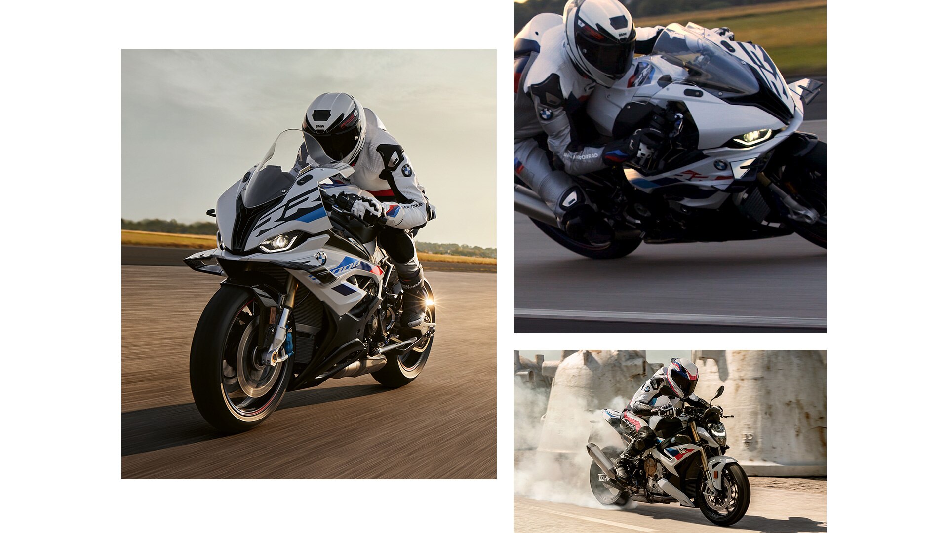 S 1000 RR a S 1000 R BMW Motorrad na závodní dráze