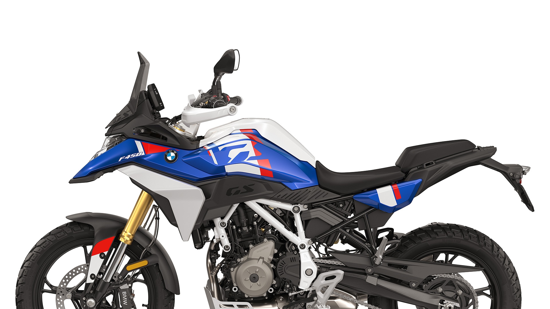Silueta GS motocyklu F 450 GS od BMW Motorrad
