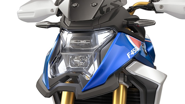LED světlomet se světlem pro denní svícení modelu F 450 GS od BMW Motorrad