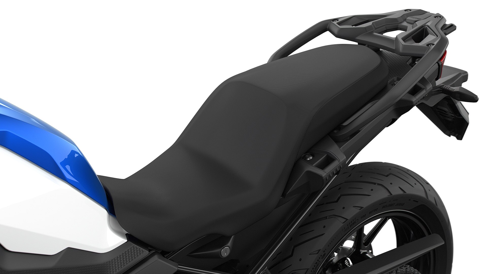 Pohled na sedlo modelu F 750 GS.