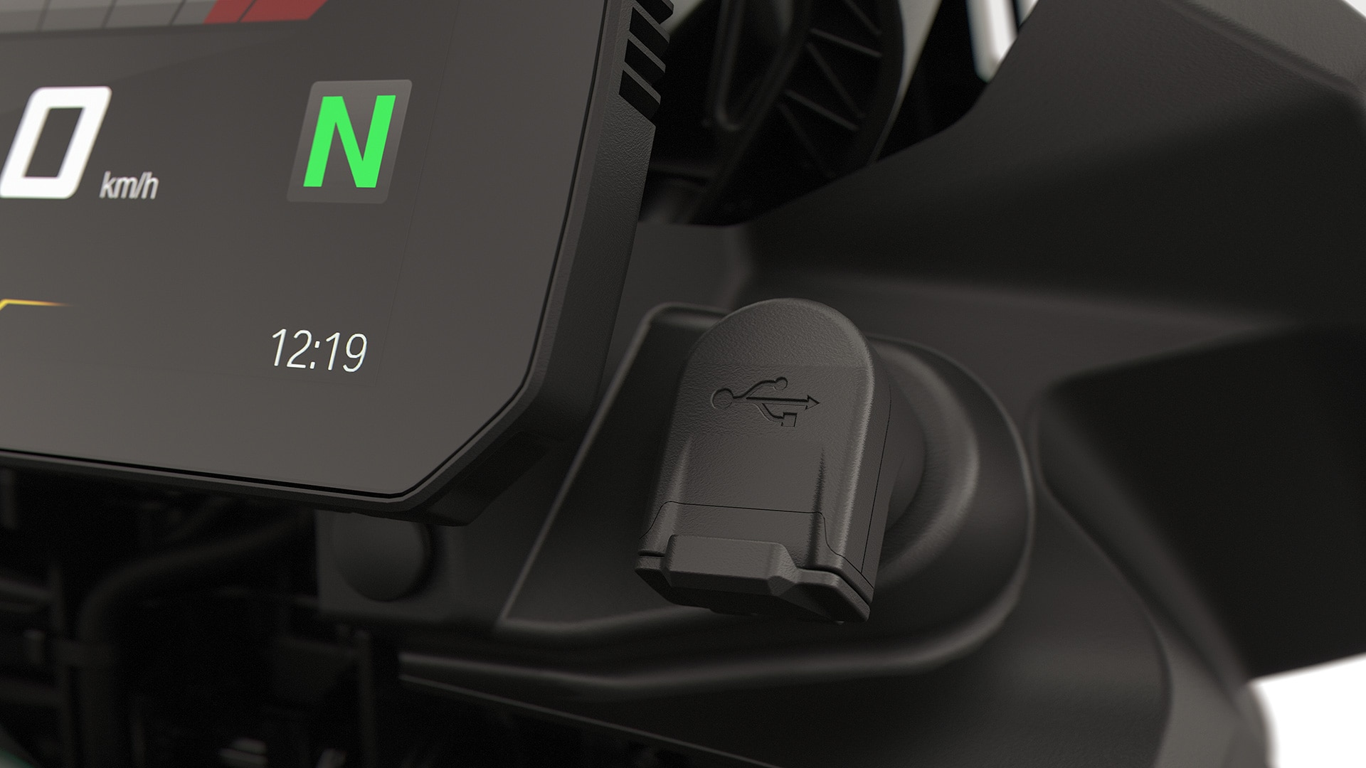 USB port modelu F 800 GS