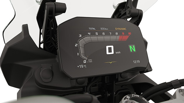 Displej TFT s konektivitou modelu BMW F 800 GS