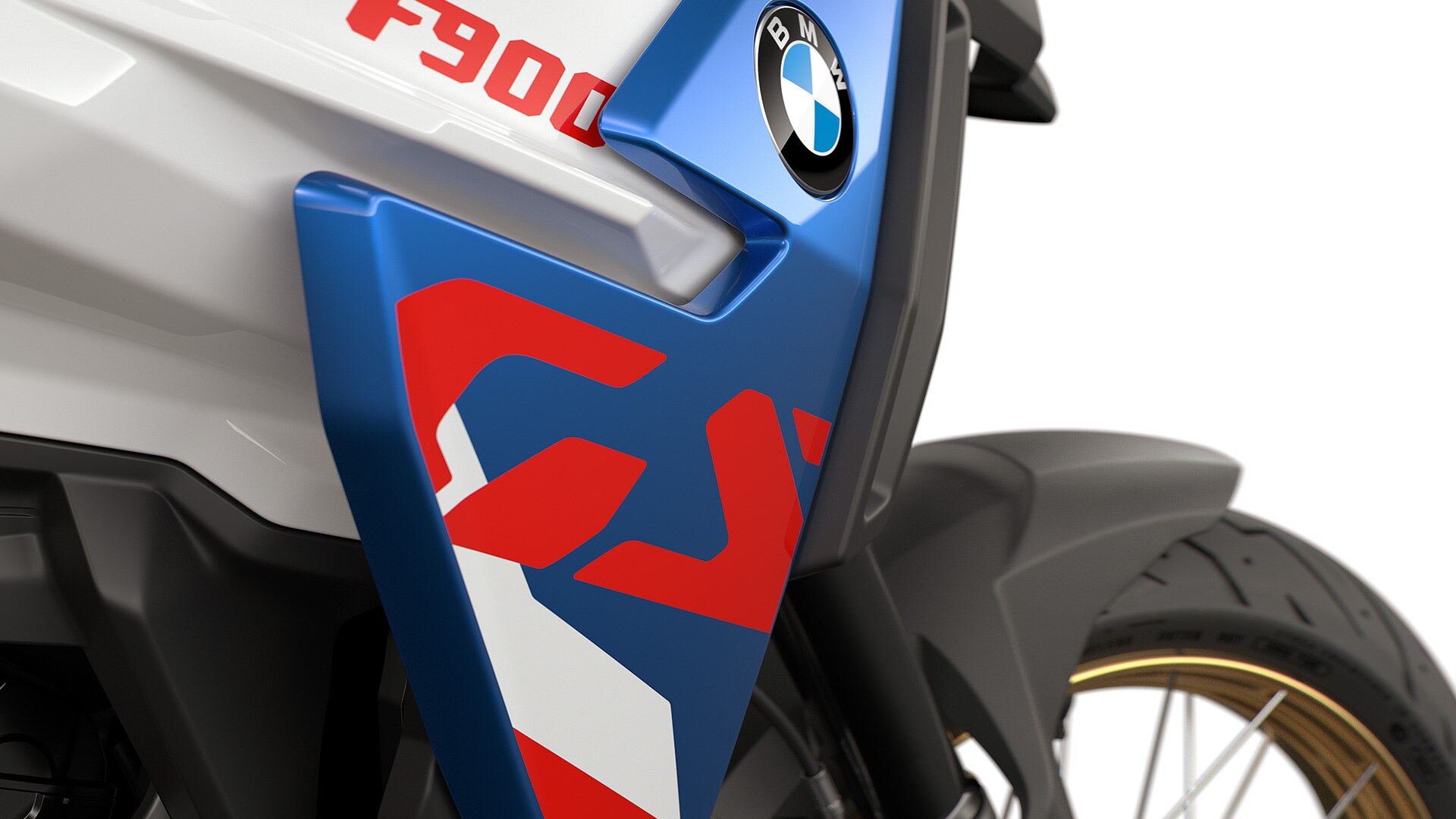 Pregnantní logo GS na motocyklu F 900 GS od BMW Motorrad