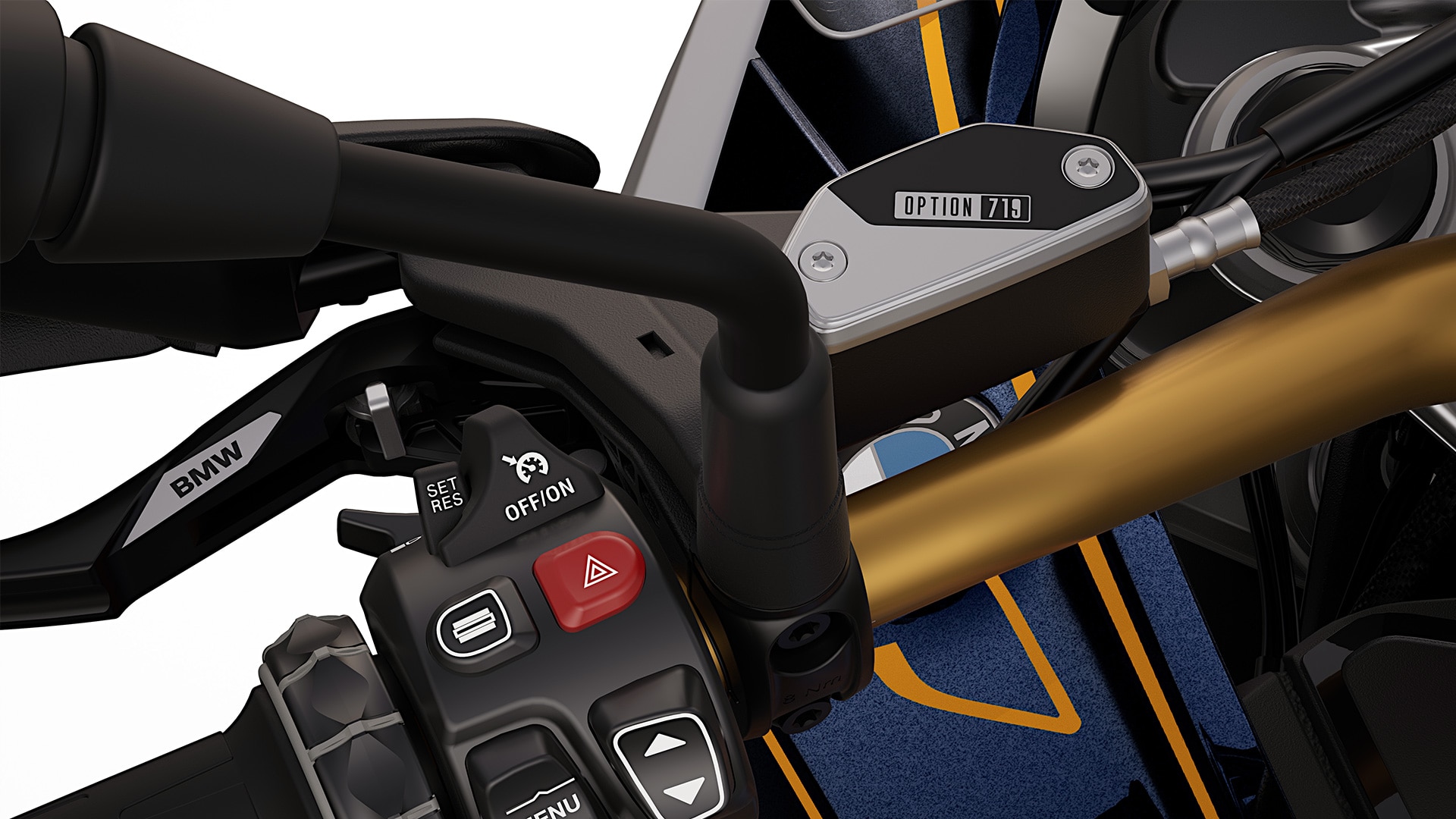 Frézované díly Option 719 pro model R 1300 GS Biscaya