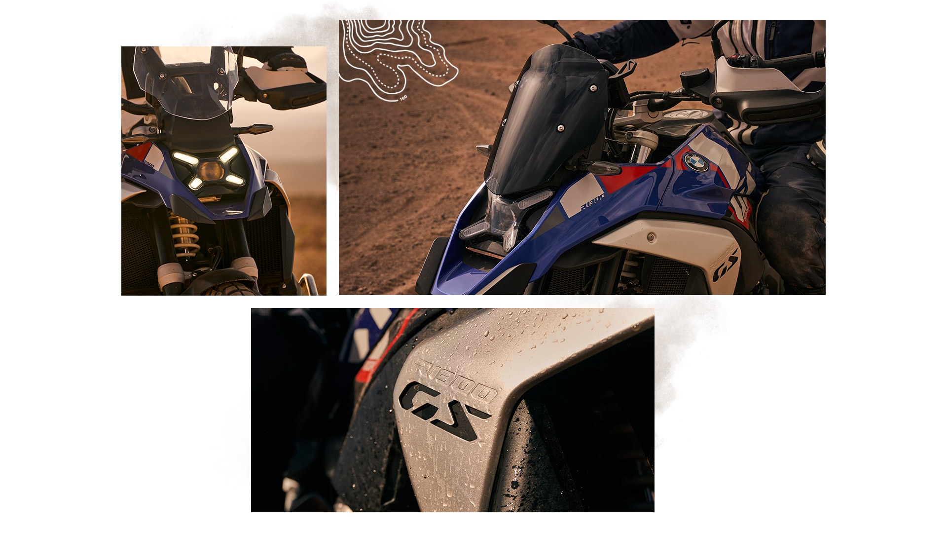 Sportovní design motocyklu R 1300 GS Trophy od BMW Motorrad