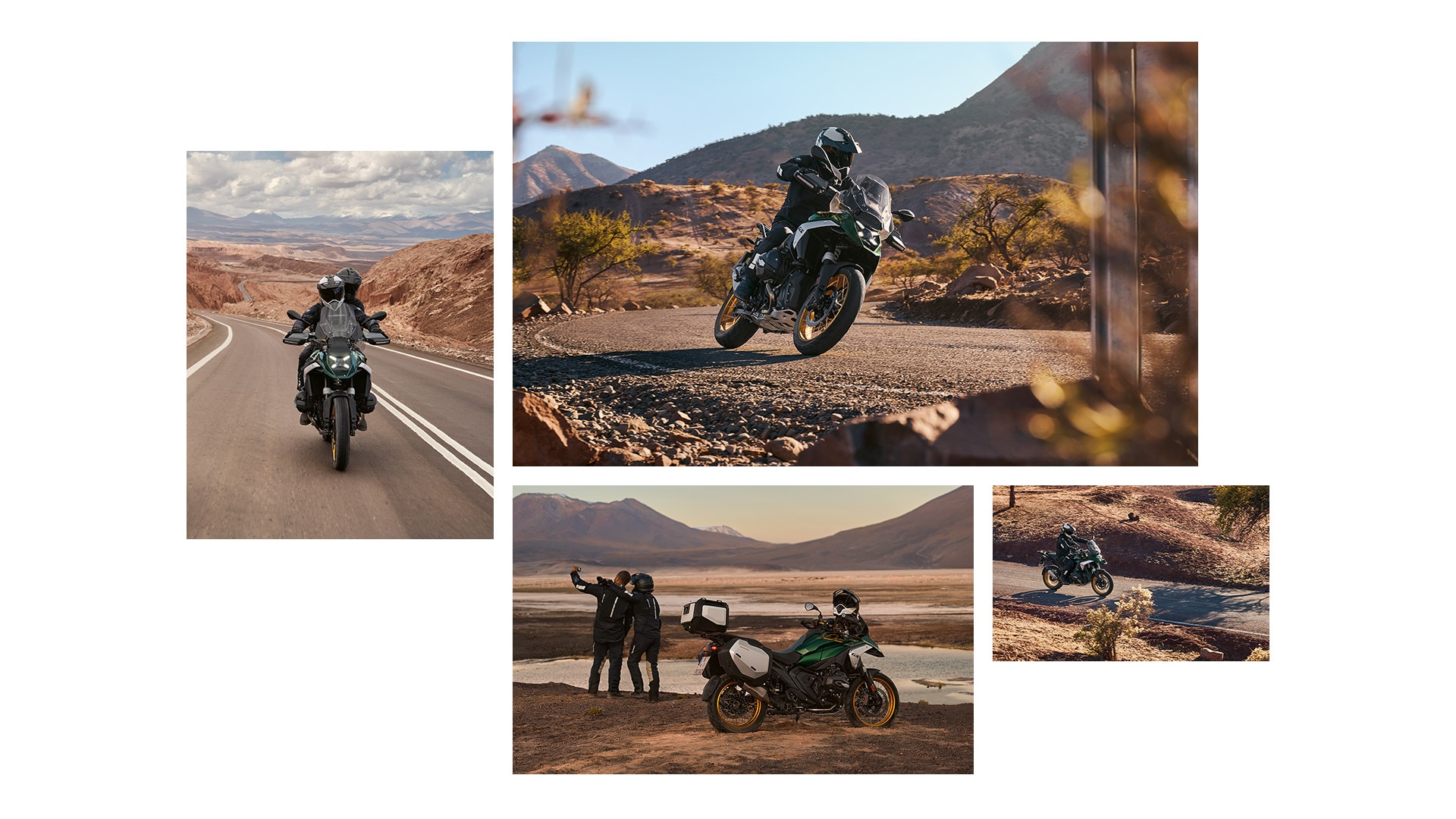 Koláž motocyklů R 1300 GS Option 719 Tramuntana