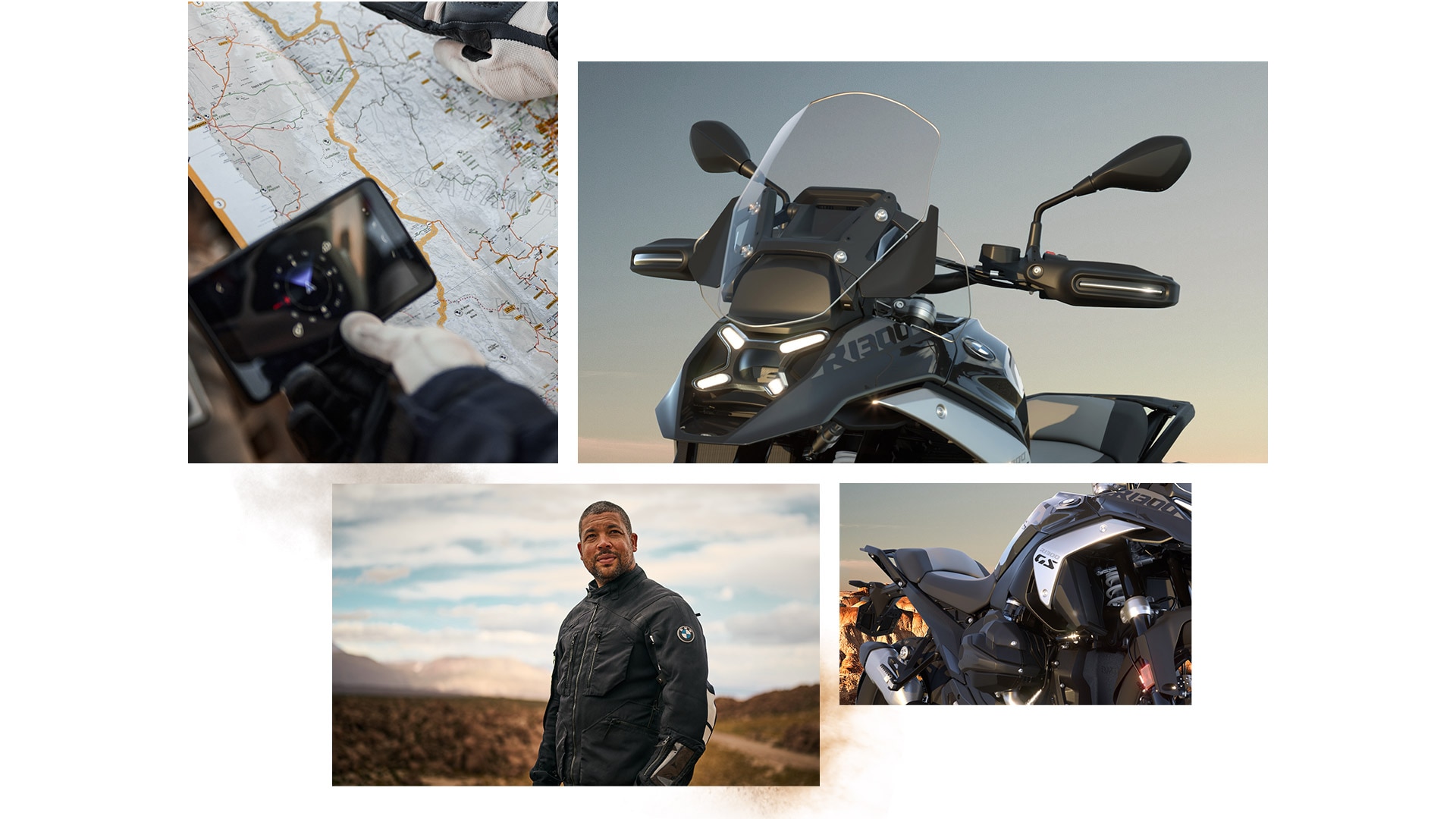 Dynamický design motocyklu R 1300 GS Triple Black od BMW Motorrad