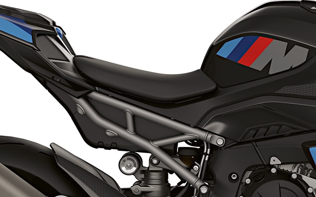 Zadní rám a kyvné rameno zadního kola modelu M 1000 R od BMW Motorrad