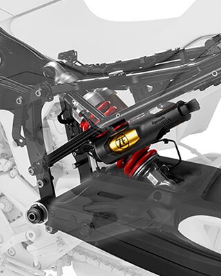 Vidíme podvozek modelu F 900 R.