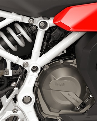 Řadový dvouválec motocyklu F 450 RR od BMW Motorrad