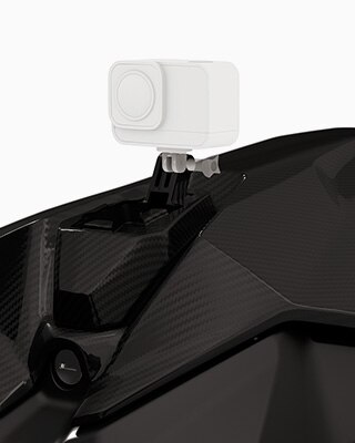 Kryt sedla spolujezdce M Carbon s adaptérem pro kameru