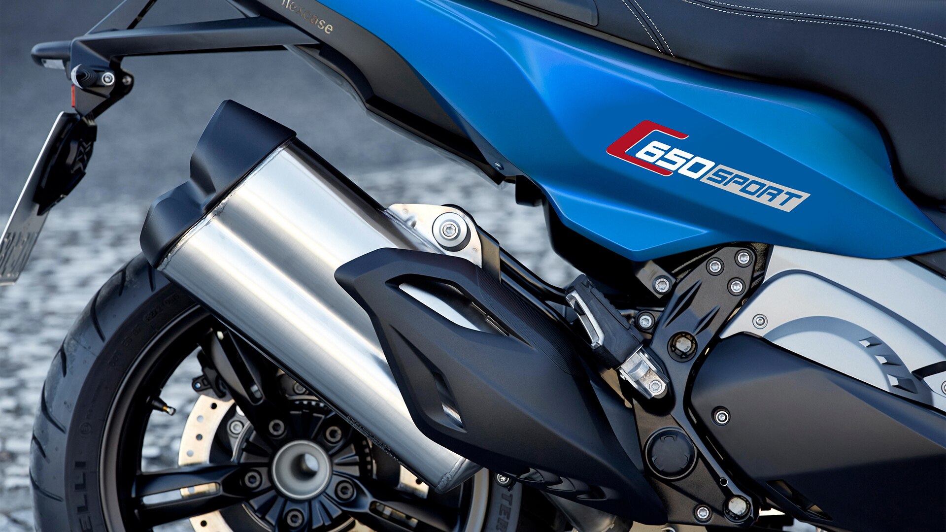 C 650 Sport silencer