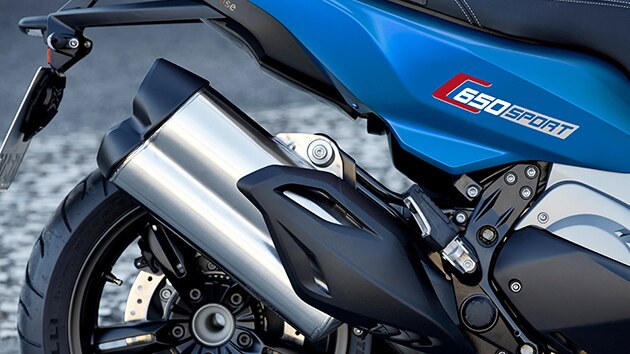 C 650 Sport silencer