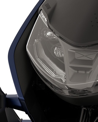 Světelný design modelu CE 04 od BMW Motorrad