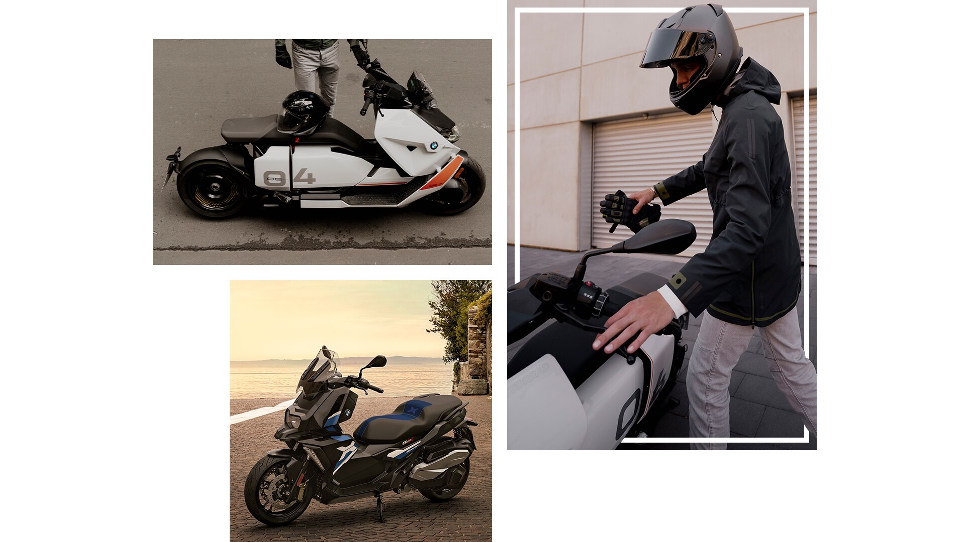 Přehled modelů skútrů BMW Motorrad.
